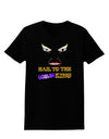 Hail to the Goblin King Womens Dark T-Shirt-TooLoud-Black-X-Small-Davson Sales