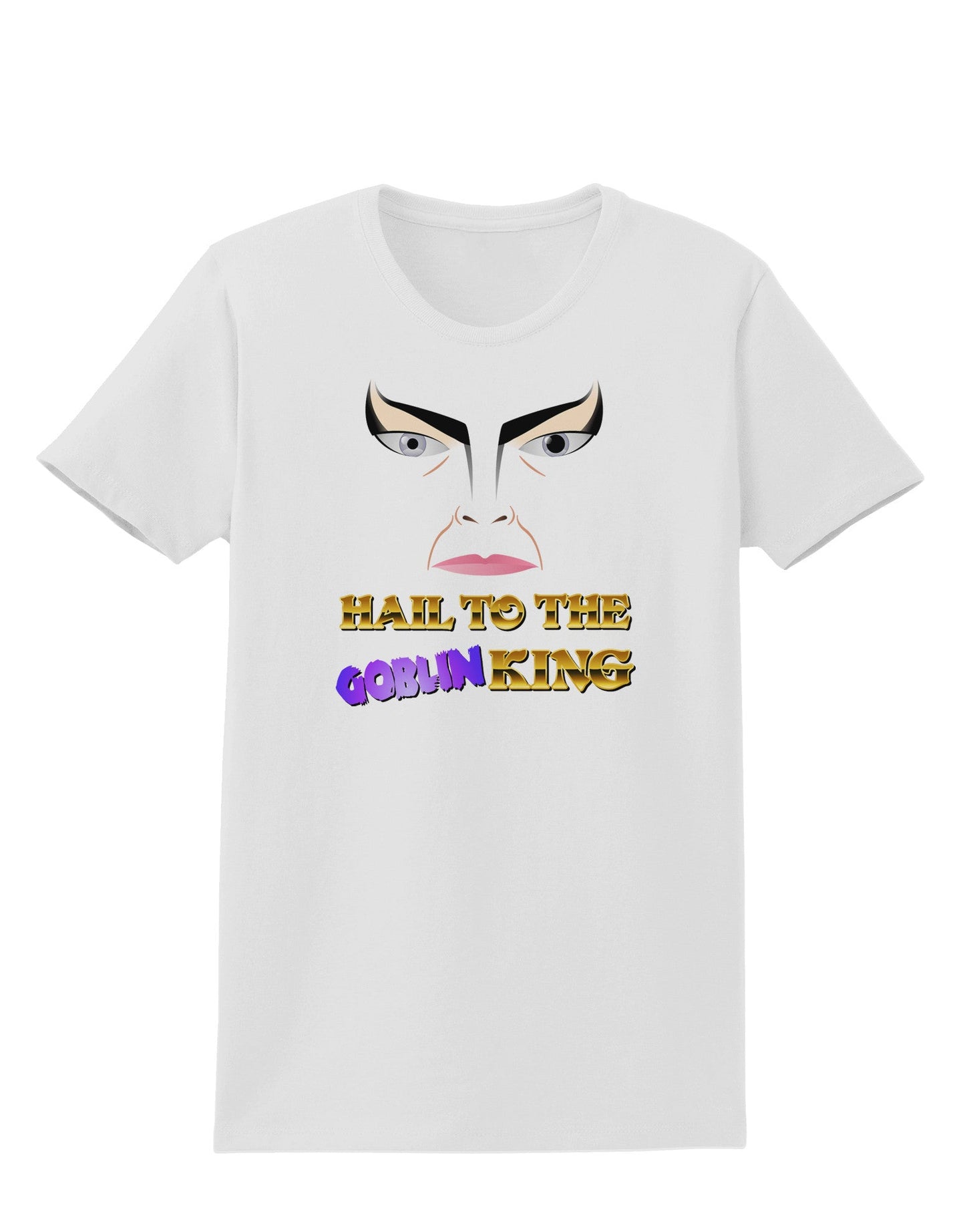Hail to the Goblin King Womens T-Shirt-Womens T-Shirt-TooLoud-White-X-Small-Davson Sales