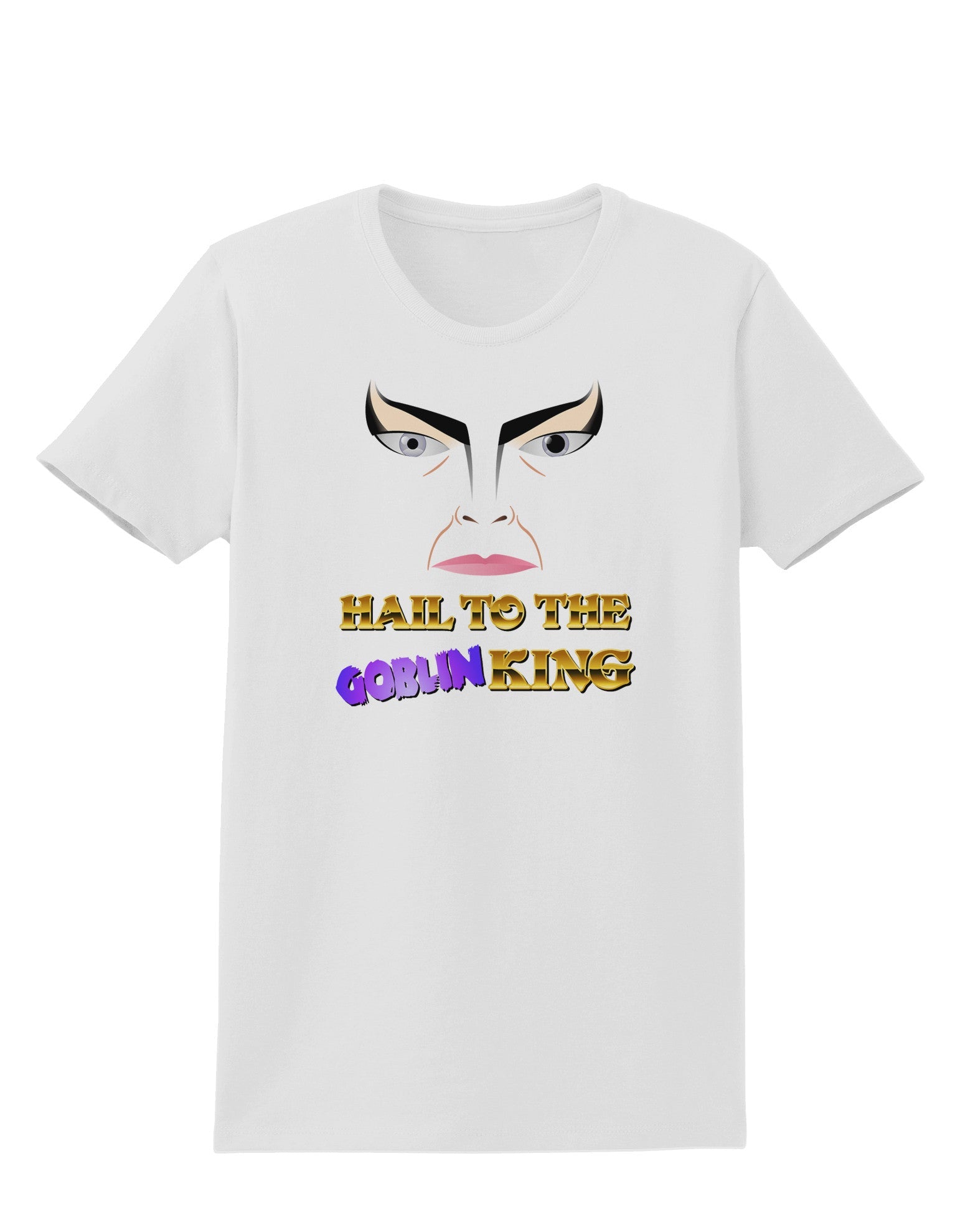 Hail to the Goblin King Womens T-Shirt-Womens T-Shirt-TooLoud-White-X-Small-Davson Sales