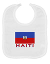 Haiti Flag Baby Bib