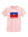 Haiti Flag Childrens T-Shirt-Childrens T-Shirt-TooLoud-PalePink-X-Small-Davson Sales