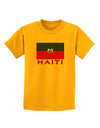 Haiti Flag Childrens T-Shirt-Childrens T-Shirt-TooLoud-Gold-X-Small-Davson Sales