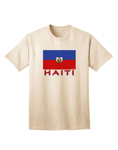Haiti Flag Inspired Adult T-Shirt - A Patriotic Fashion Statement-Mens T-shirts-TooLoud-Natural-Small-Davson Sales