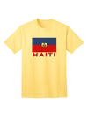 Haiti Flag Inspired Adult T-Shirt - A Patriotic Fashion Statement-Mens T-shirts-TooLoud-Yellow-Small-Davson Sales