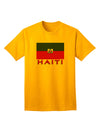 Haiti Flag Inspired Adult T-Shirt - A Patriotic Fashion Statement-Mens T-shirts-TooLoud-Gold-Small-Davson Sales