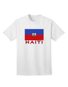 Haiti Flag Inspired Adult T-Shirt - A Patriotic Fashion Statement-Mens T-shirts-TooLoud-White-Small-Davson Sales