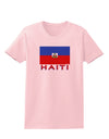 Haiti Flag Womens T-Shirt-Womens T-Shirt-TooLoud-PalePink-X-Small-Davson Sales