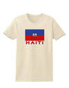 Haiti Flag Womens T-Shirt-Womens T-Shirt-TooLoud-Natural-X-Small-Davson Sales