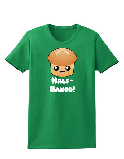 Half Baked Cute Roll Womens Dark T-Shirt-TooLoud-Kelly-Green-X-Small-Davson Sales