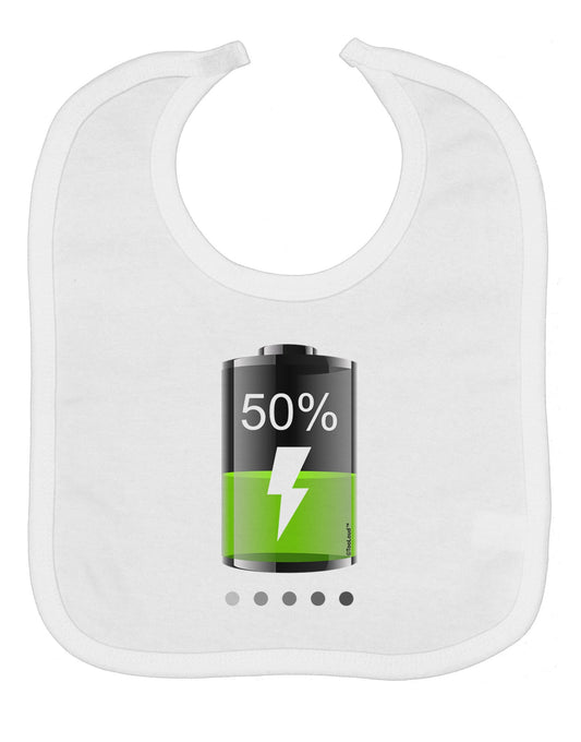 Half Energy 50 Percent Baby Bib