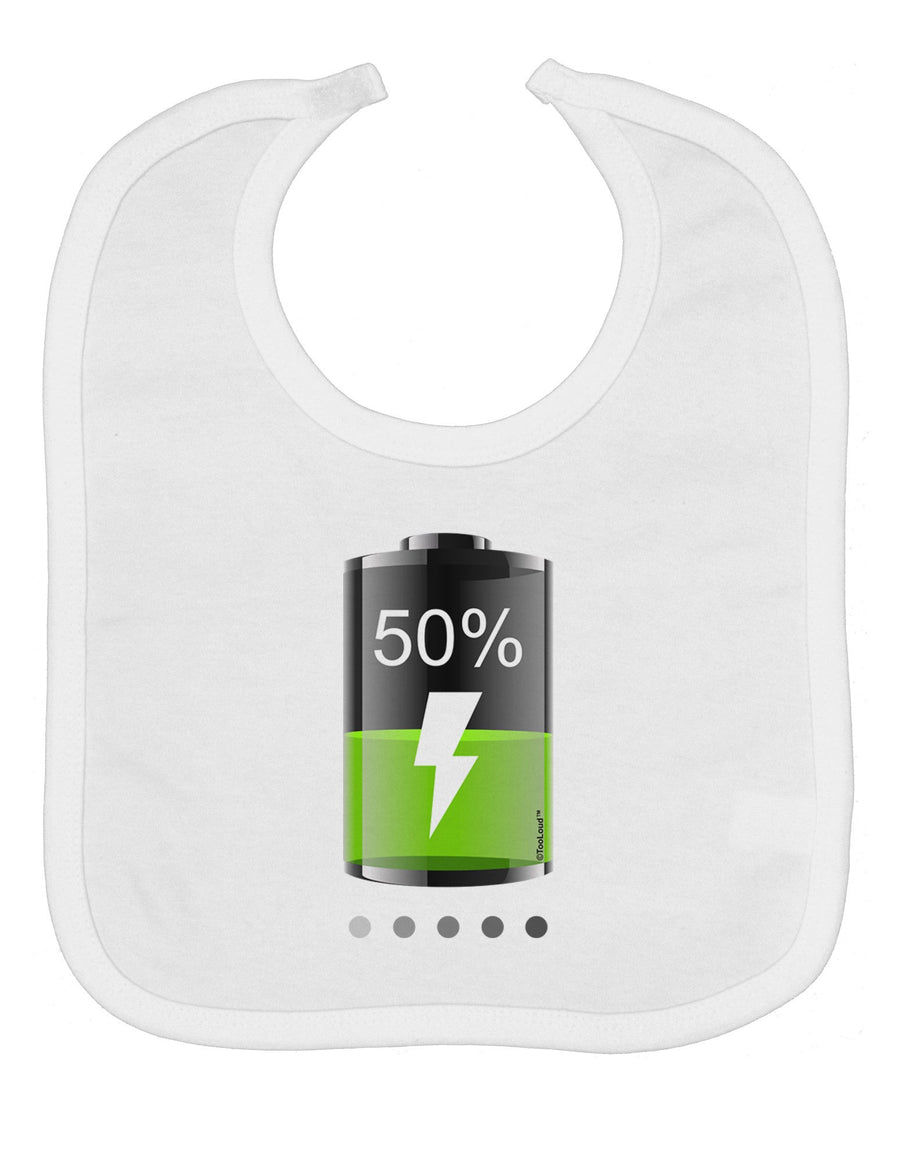 Half Energy 50 Percent Baby Bib