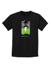 Half Energy 50 Percent Childrens Dark T-Shirt-Childrens T-Shirt-TooLoud-Black-X-Small-Davson Sales