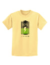 Half Energy 50 Percent Childrens T-Shirt-Childrens T-Shirt-TooLoud-Daffodil-Yellow-X-Small-Davson Sales