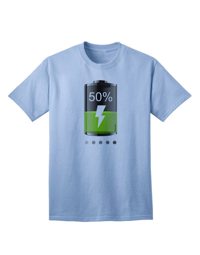 Half Energy 50 Percent Premium Adult T-Shirt Collection-Mens T-shirts-TooLoud-Light-Blue-Small-Davson Sales