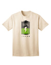 Half Energy 50 Percent Premium Adult T-Shirt Collection-Mens T-shirts-TooLoud-Natural-Small-Davson Sales