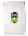 Half Energy 50 Percent Premium Cotton Golf Towel - 16 x 25 inch-Golf Towel-TooLoud-16x25"-Davson Sales