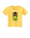 Half Energy 50 Percent Toddler T-Shirt-Toddler T-Shirt-TooLoud-Yellow-2T-Davson Sales