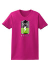 Half Energy 50 Percent Womens Dark T-Shirt-TooLoud-Hot-Pink-Small-Davson Sales