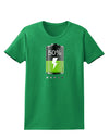 Half Energy 50 Percent Womens Dark T-Shirt-TooLoud-Kelly-Green-X-Small-Davson Sales