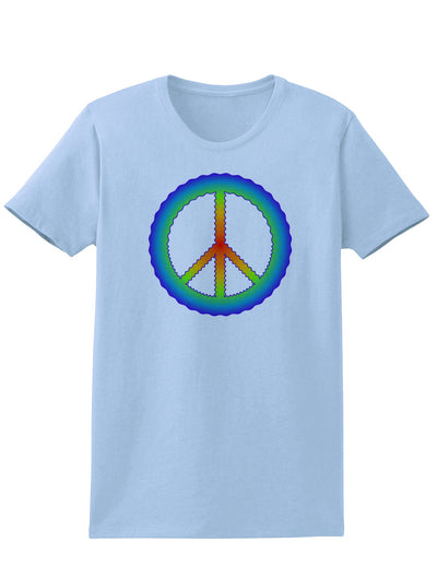 Halftone Peace Womens T-Shirt-Womens T-Shirt-TooLoud-Light-Blue-X-Small-Davson Sales