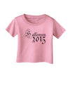 Halloween 2015 Script Distressed Infant T-Shirt-Infant T-Shirt-TooLoud-Candy-Pink-06-Months-Davson Sales