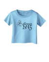 Halloween 2015 Script Distressed Infant T-Shirt-Infant T-Shirt-TooLoud-Aquatic-Blue-06-Months-Davson Sales