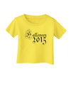 Halloween 2015 Script Distressed Infant T-Shirt-Infant T-Shirt-TooLoud-Yellow-06-Months-Davson Sales