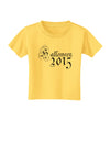 Halloween 2015 Script Distressed Toddler T-Shirt-Toddler T-Shirt-TooLoud-Yellow-2T-Davson Sales