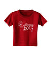 Halloween 2015 Script Distressed Toddler T-Shirt Dark-Toddler T-Shirt-TooLoud-Red-2T-Davson Sales