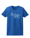 Halloween 2015 Script Distressed Womens Dark T-Shirt-TooLoud-Royal-Blue-X-Small-Davson Sales