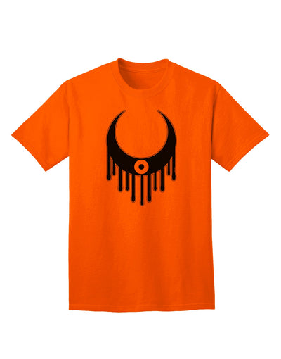 Halloween Adult T-Shirt - Featuring the Enchanting Weeping Crescent Eye-Mens T-shirts-TooLoud-Orange-Small-Davson Sales