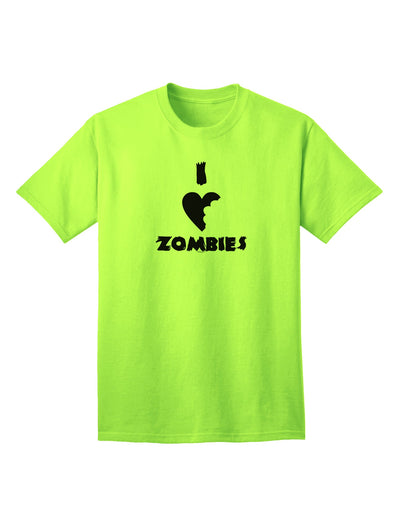 Halloween Adult T-Shirt - Humorous Zombie Design-Mens T-shirts-TooLoud-Neon-Green-Small-Davson Sales