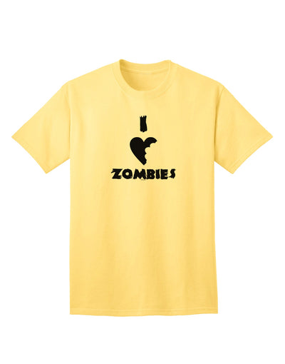 Halloween Adult T-Shirt - Humorous Zombie Design-Mens T-shirts-TooLoud-Yellow-Small-Davson Sales