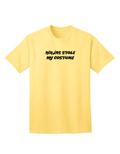 Halloween Adult T-Shirt - Intriguing Design Inspired by Ninjas-Mens T-shirts-TooLoud-Yellow-Small-Davson Sales