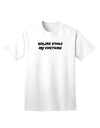 Halloween Adult T-Shirt - Intriguing Design Inspired by Ninjas-Mens T-shirts-TooLoud-White-Small-Davson Sales