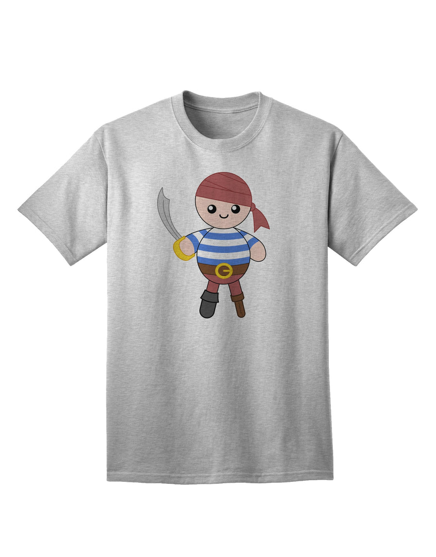 Halloween Adult T-Shirt - Petey the Pirate-Mens T-shirts-TooLoud-White-Small-Davson Sales