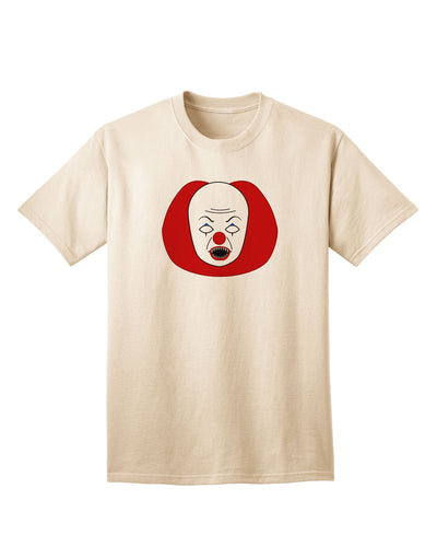 Halloween Adult T-Shirt featuring a Frightening Clown Face-Mens T-shirts-TooLoud-Natural-Small-Davson Sales