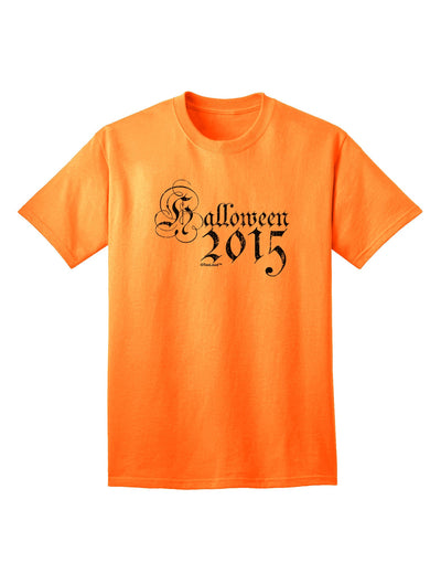 Halloween Current Year Script Distressed Adult T-Shirt-Mens T-Shirt-TooLoud-Neon-Orange-Small-Davson Sales