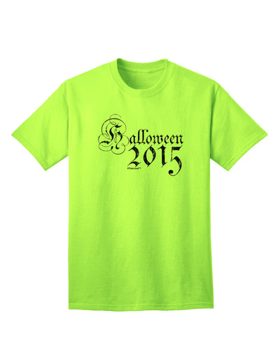 Halloween Current Year Script Distressed Adult T-Shirt-Mens T-Shirt-TooLoud-Neon-Green-Small-Davson Sales