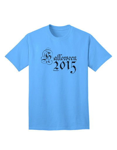 Halloween Current Year Script Distressed Adult T-Shirt-Mens T-Shirt-TooLoud-Aquatic-Blue-Small-Davson Sales