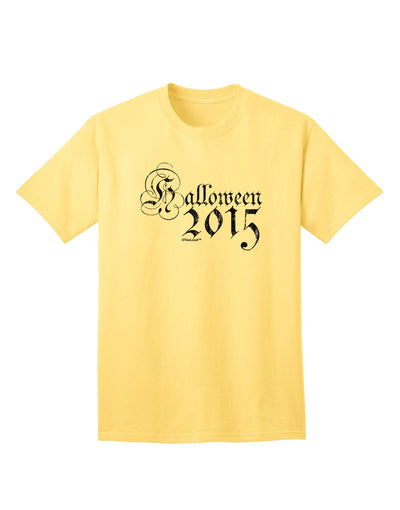 Halloween Current Year Script Distressed Adult T-Shirt-Mens T-Shirt-TooLoud-Yellow-Small-Davson Sales