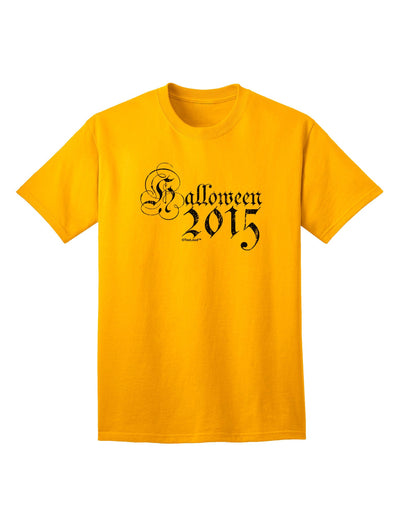 Halloween Current Year Script Distressed Adult T-Shirt-Mens T-Shirt-TooLoud-Gold-Small-Davson Sales