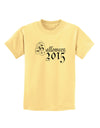 Halloween Current Year Script Text Childrens T-Shirt-Childrens T-Shirt-TooLoud-Daffodil-Yellow-X-Small-Davson Sales