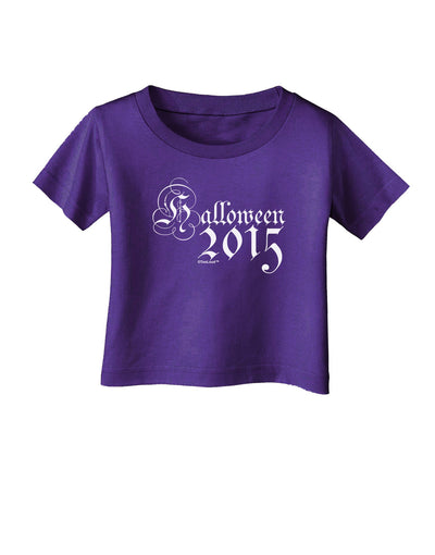 Halloween Current Year Script Text Infant T-Shirt Dark-Infant T-Shirt-TooLoud-Purple-06-Months-Davson Sales