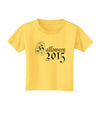 Halloween Current Year Script Text Toddler T-Shirt-Toddler T-Shirt-TooLoud-Yellow-2T-Davson Sales