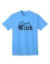 Halloween Distressed Adult T-Shirt by Good Witch-Mens T-shirts-TooLoud-Aquatic-Blue-Small-Davson Sales