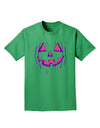 Halloween Glow Smiling Jack O Lantern Adult Dark T-Shirt-Mens T-Shirt-TooLoud-Kelly-Green-Small-Davson Sales