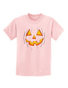 Halloween Glow Smiling Jack O Lantern Childrens T-Shirt-Childrens T-Shirt-TooLoud-PalePink-X-Small-Davson Sales