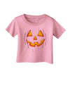 Halloween Glow Smiling Jack O Lantern Infant T-Shirt-Infant T-Shirt-TooLoud-Candy-Pink-06-Months-Davson Sales