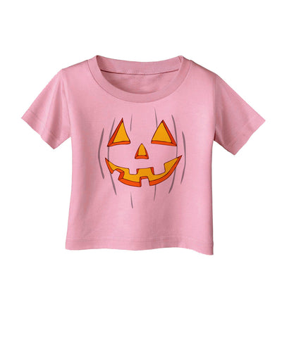 Halloween Glow Smiling Jack O Lantern Infant T-Shirt-Infant T-Shirt-TooLoud-Candy-Pink-06-Months-Davson Sales